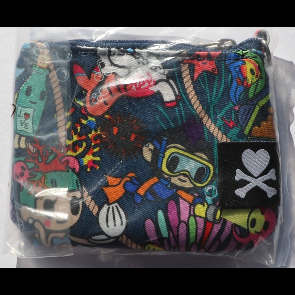 JuJuBe Coin Purse Tokidoki Sea Punk Print